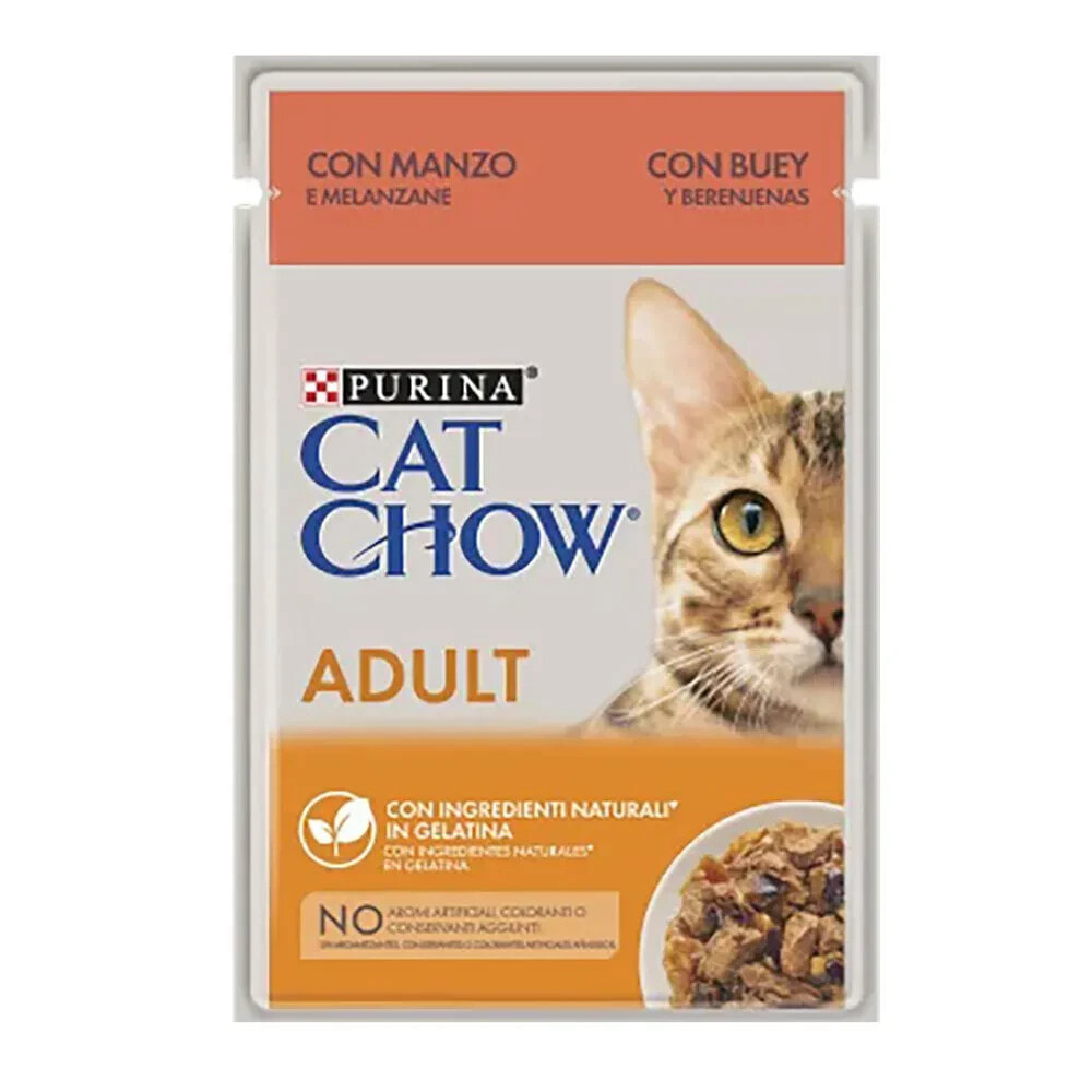 PURINA Cat Chow 85g cat food with beef and eggplant 26 units