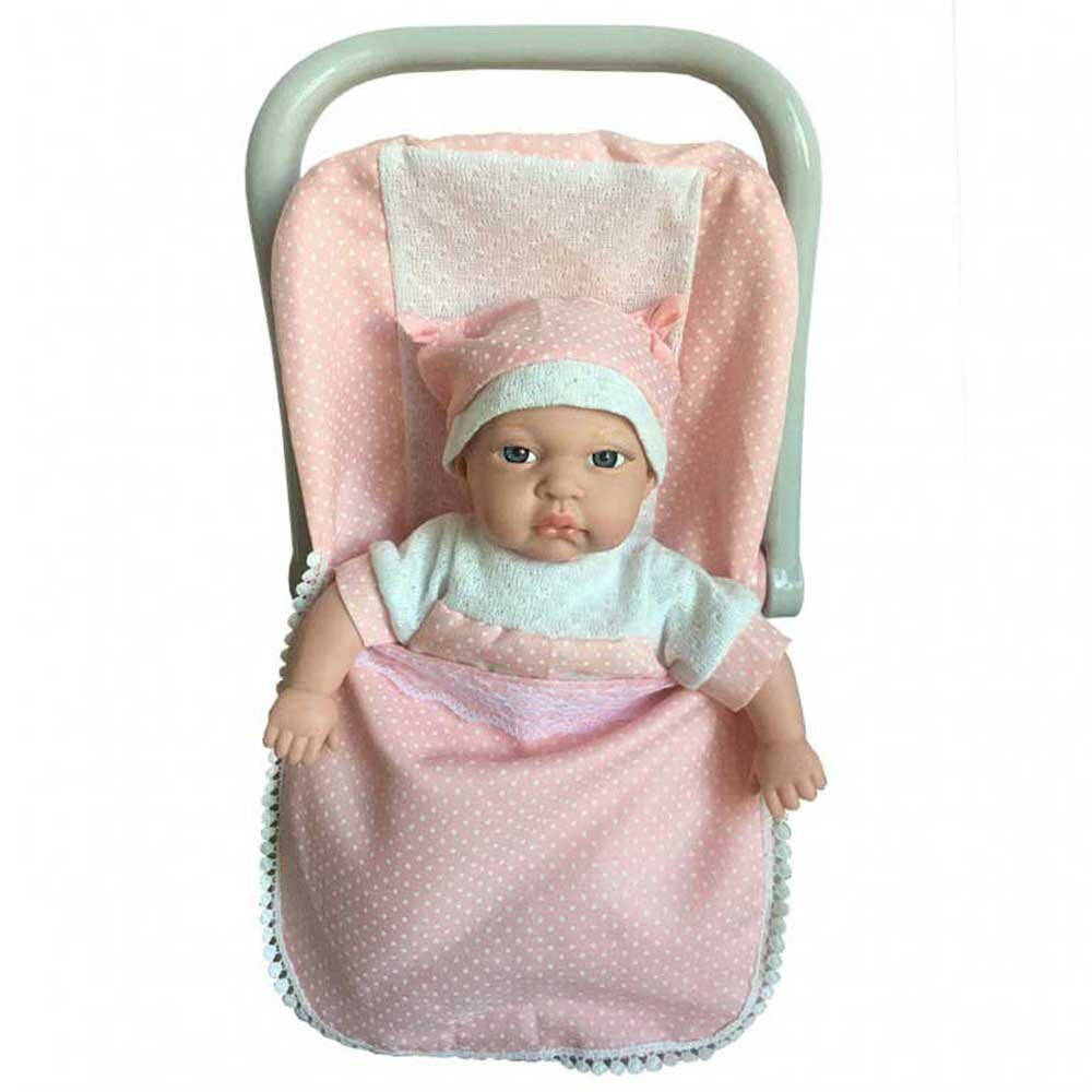TACHAN Doll 30 Cm In Sache Pink Of Bebe With 12 Sounds Dif