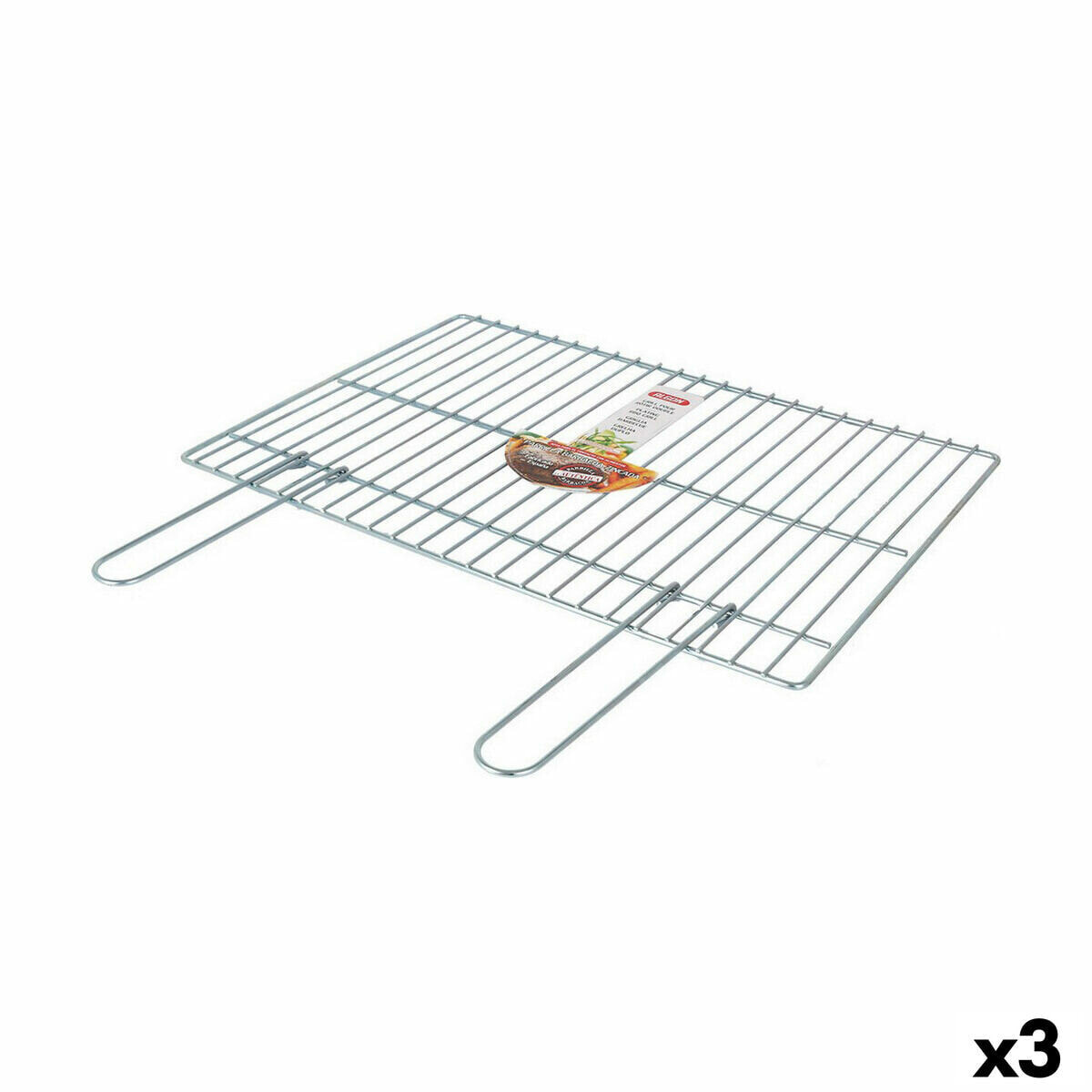 Grill Algon Algon Barbecue 60 x 40 cm (3 Units)