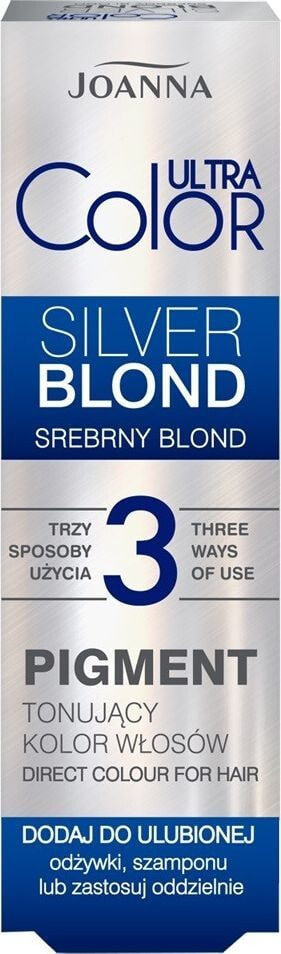 Joanna Ultra Color Silver Blond 3 Пигмент для тонирования волос, оттенок серебристо-русый  100 мл