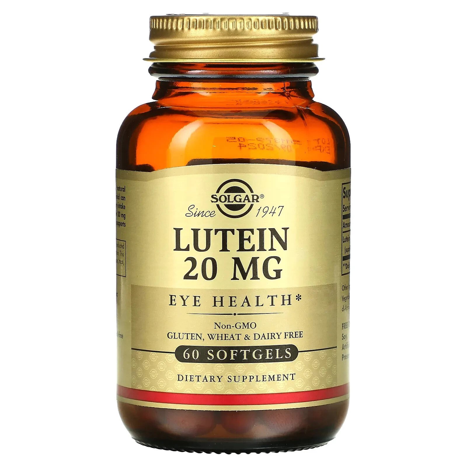 Solgar, Lutein, 40 mg, 30 Softgels