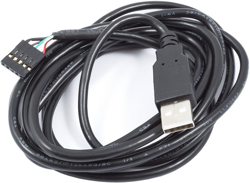 Aqua Computer 53210 кабельный разъем/переходник USB A IDC Черный