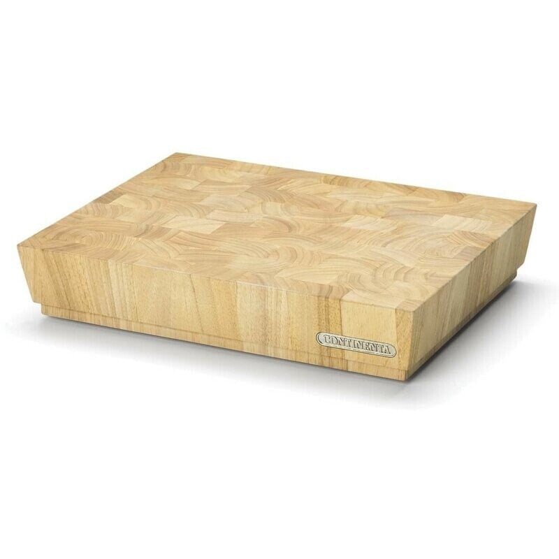 Continenta Holzblock Schneidbrett 48 x 36 x 7,3 cm