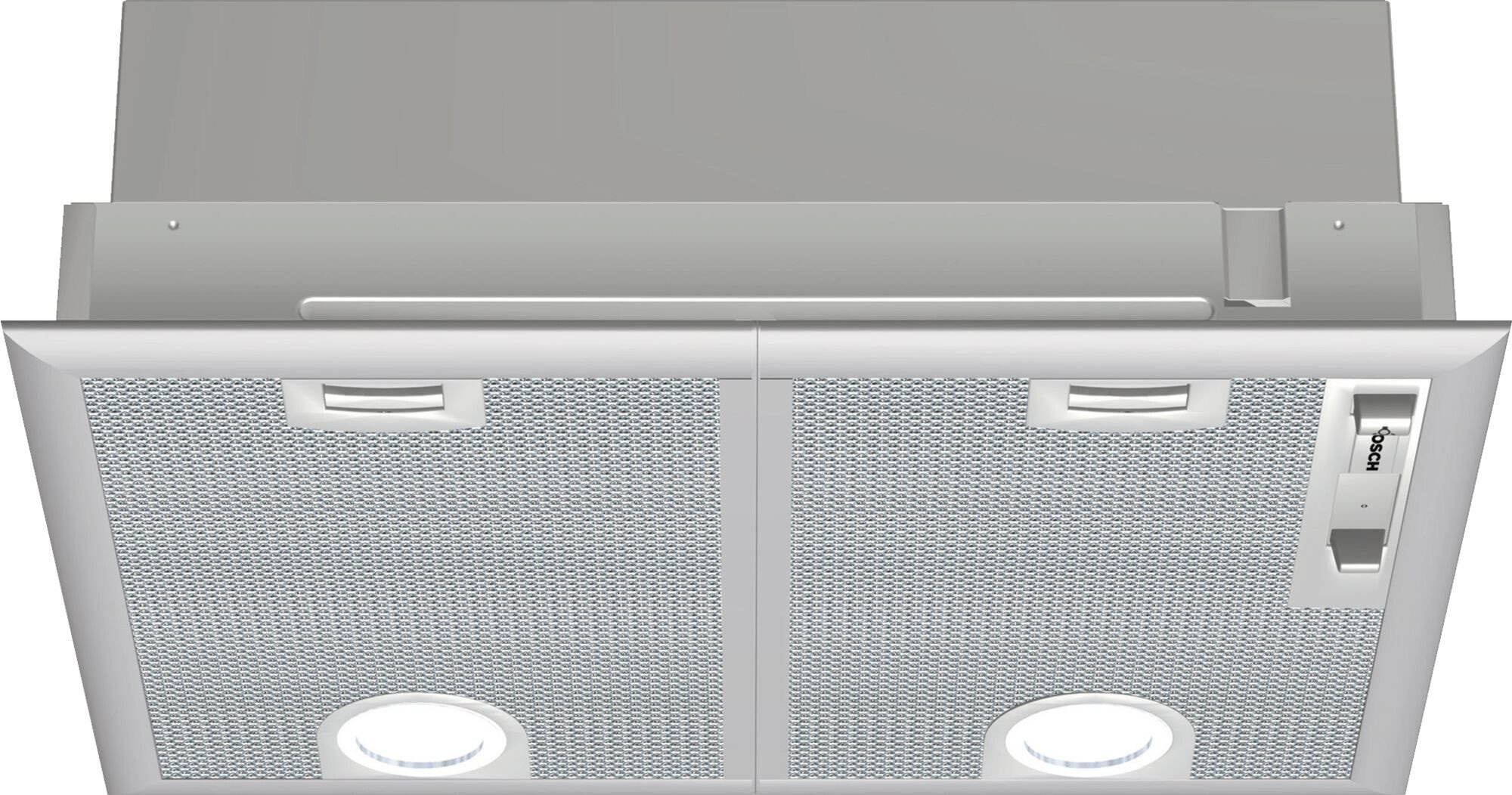 Bosch Serie 4 DHL555BL кухонная вытяжка 590 m³/h Встроенный Серебристый C