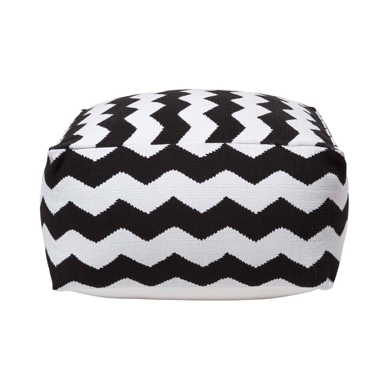 Designer Hocker Pouf Chevron