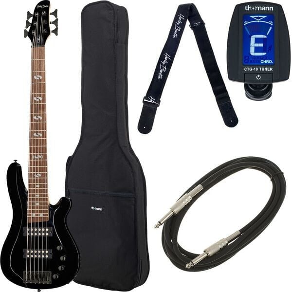 Harley Benton B-650 Black Progressive Bundle