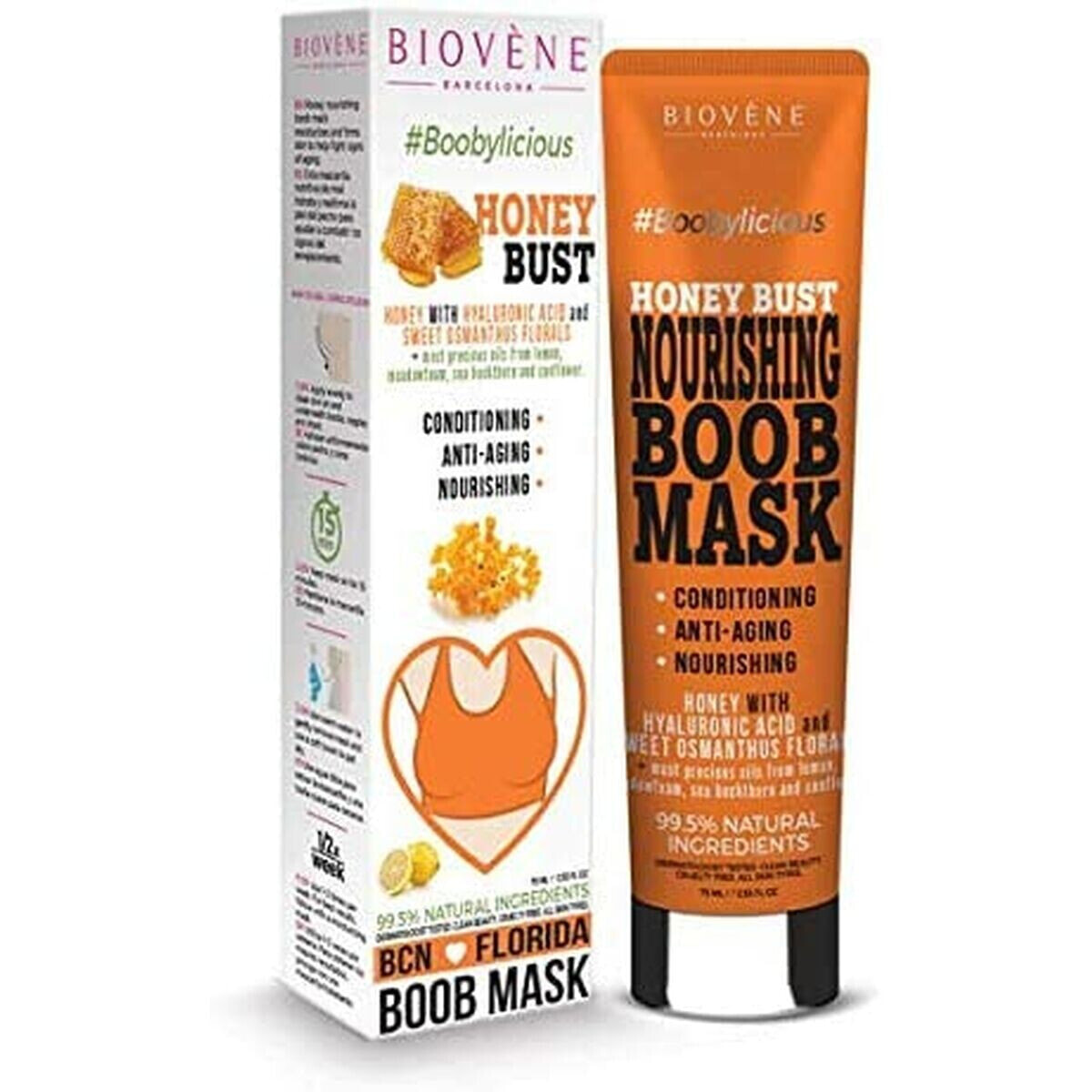 Женский укрепляющий крем для груди Bosom Booster Biovène Honey Bust 75 ml