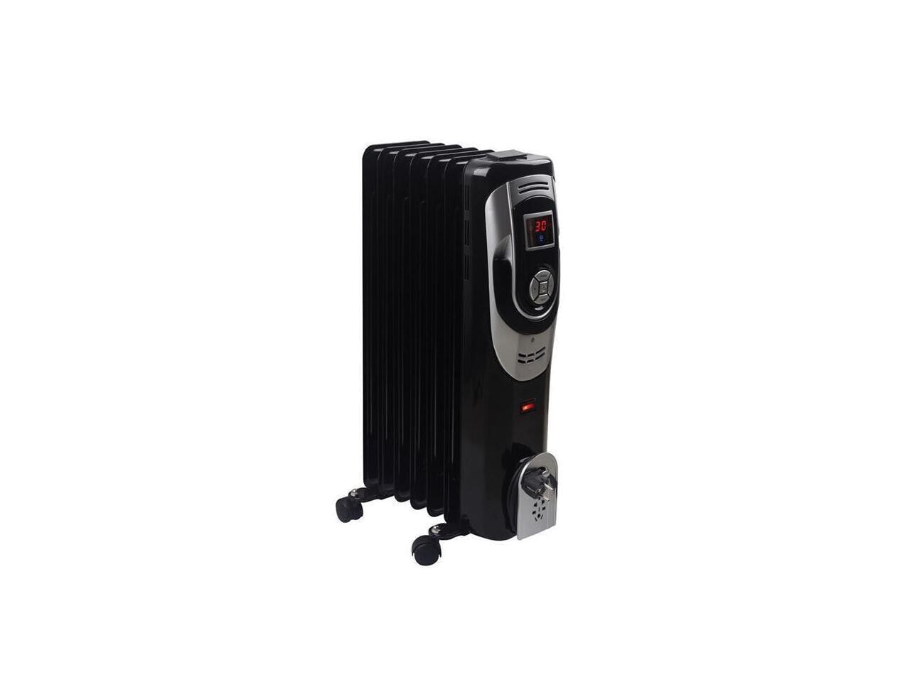 Optimus H6015L Digital 7 Fin Oil Filled Radiator Heater