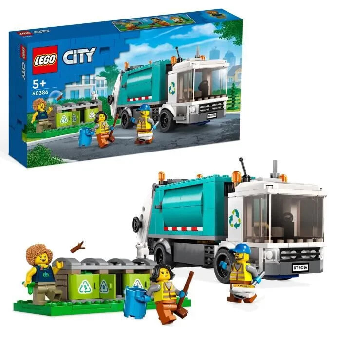 Конструктор LEGO City Мусороперерабатывающий грузовик ,60386