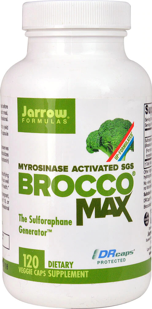 Jarrow Formulas BroccoMax Генератор сульфорафана 120 вегетарианских капсул