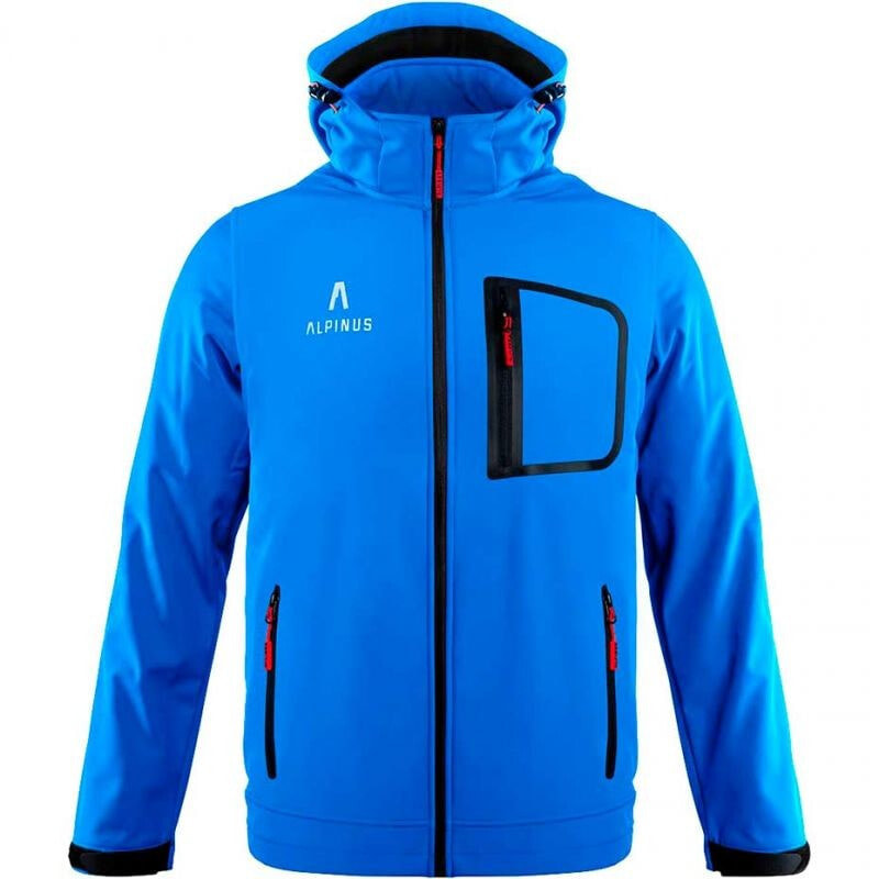 Мужская спортивная куртка софтшелл  синяя Alpinus Stenshuvud синяя M BR43376