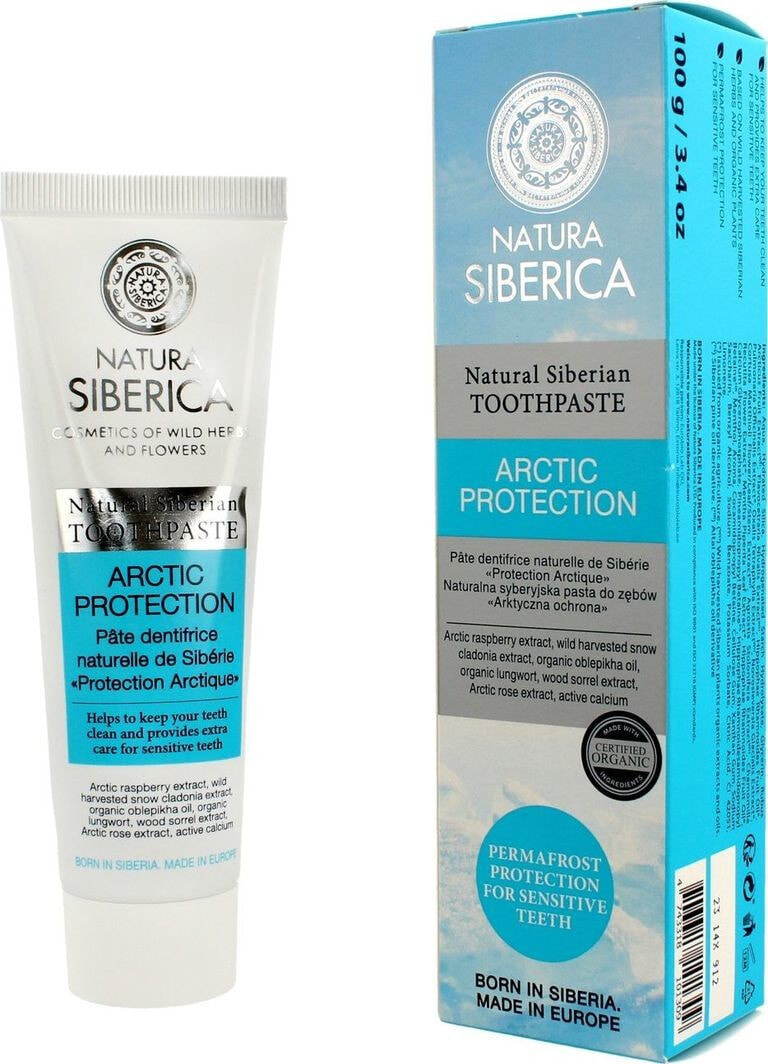 Natura Siberica  Arctic Protection Toothpaste Мягкая зубная паста для бережного ухода и защиты чувствительных зубов 100 мл