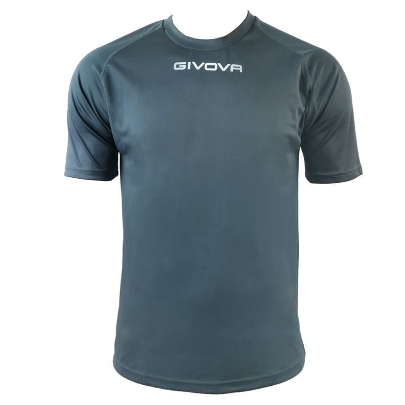 Мужская футболка спортивная синяя с логотипом футбольная Givova One U MAC01-0023