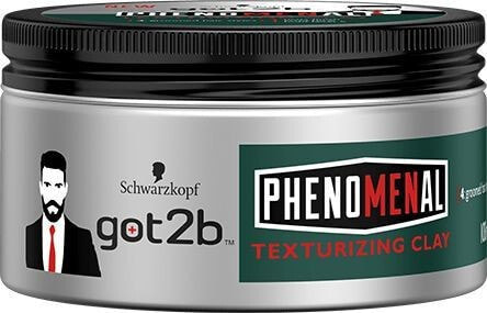 Schwarzkopf got2b Phenomenal Texturizing Clay Матовая глина для укладки волос 100 мл