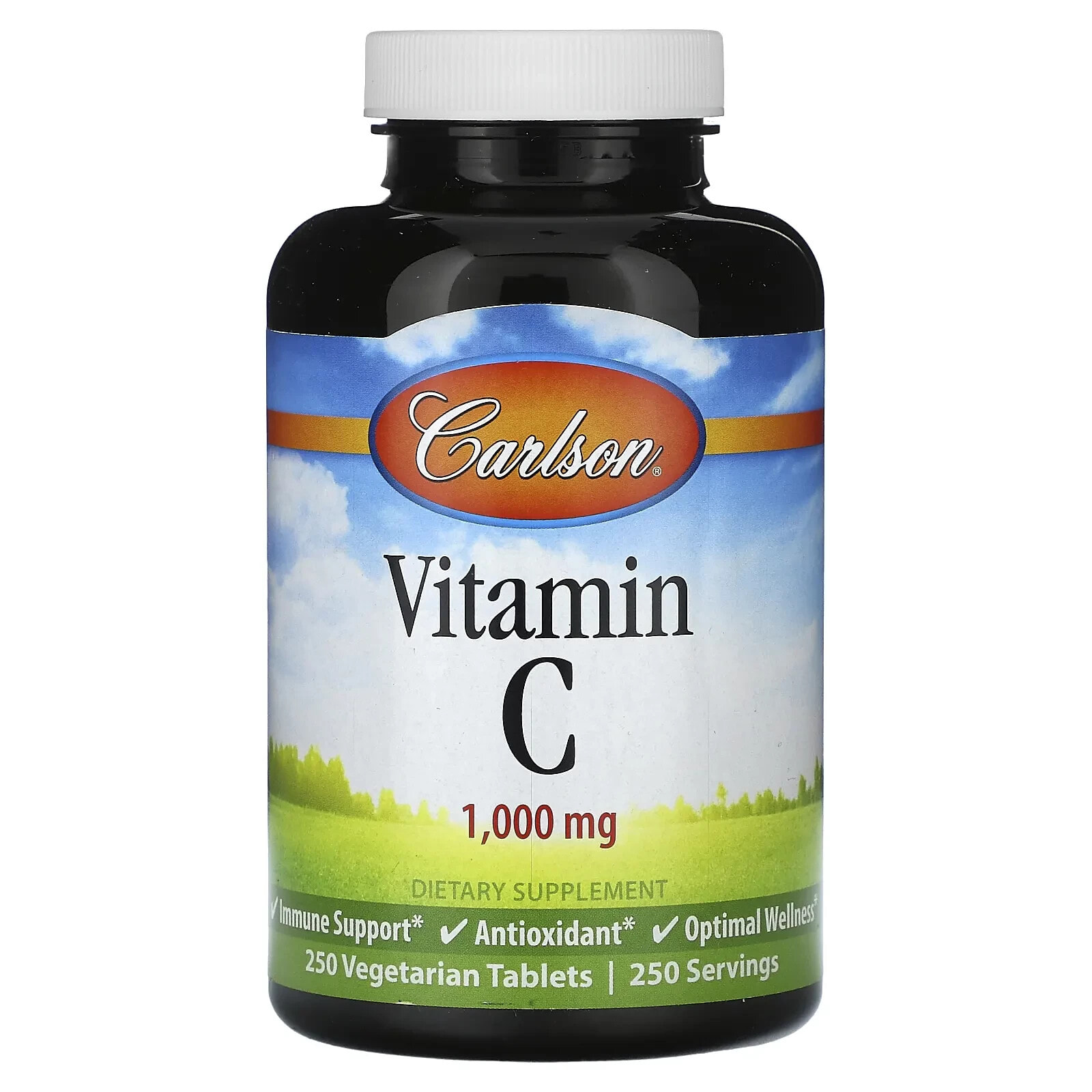 Vitamin C, 1,000 mg, 100 Vegetarian Tablets