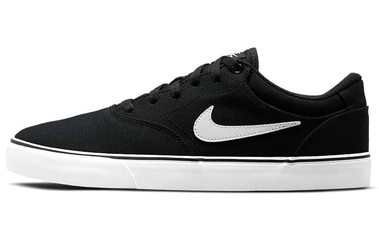 Nike SB Chron 2 CNVS 防滑耐磨 低帮 板鞋 男女同款 黑白 / Кроссовки Nike SB Chron 2 CNVS