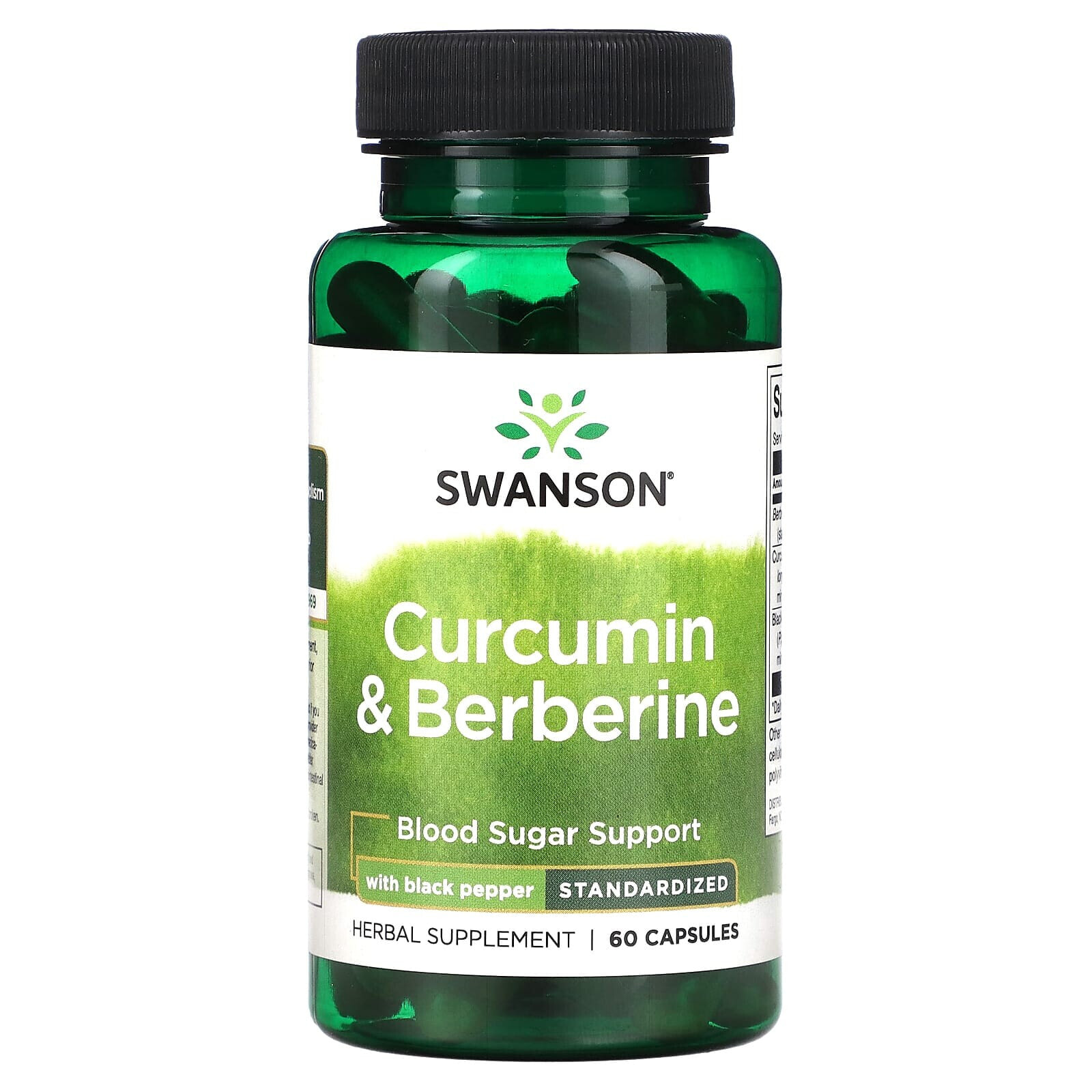 Swanson, Curcumin & Berberine with Black Pepper, 60 Capsules