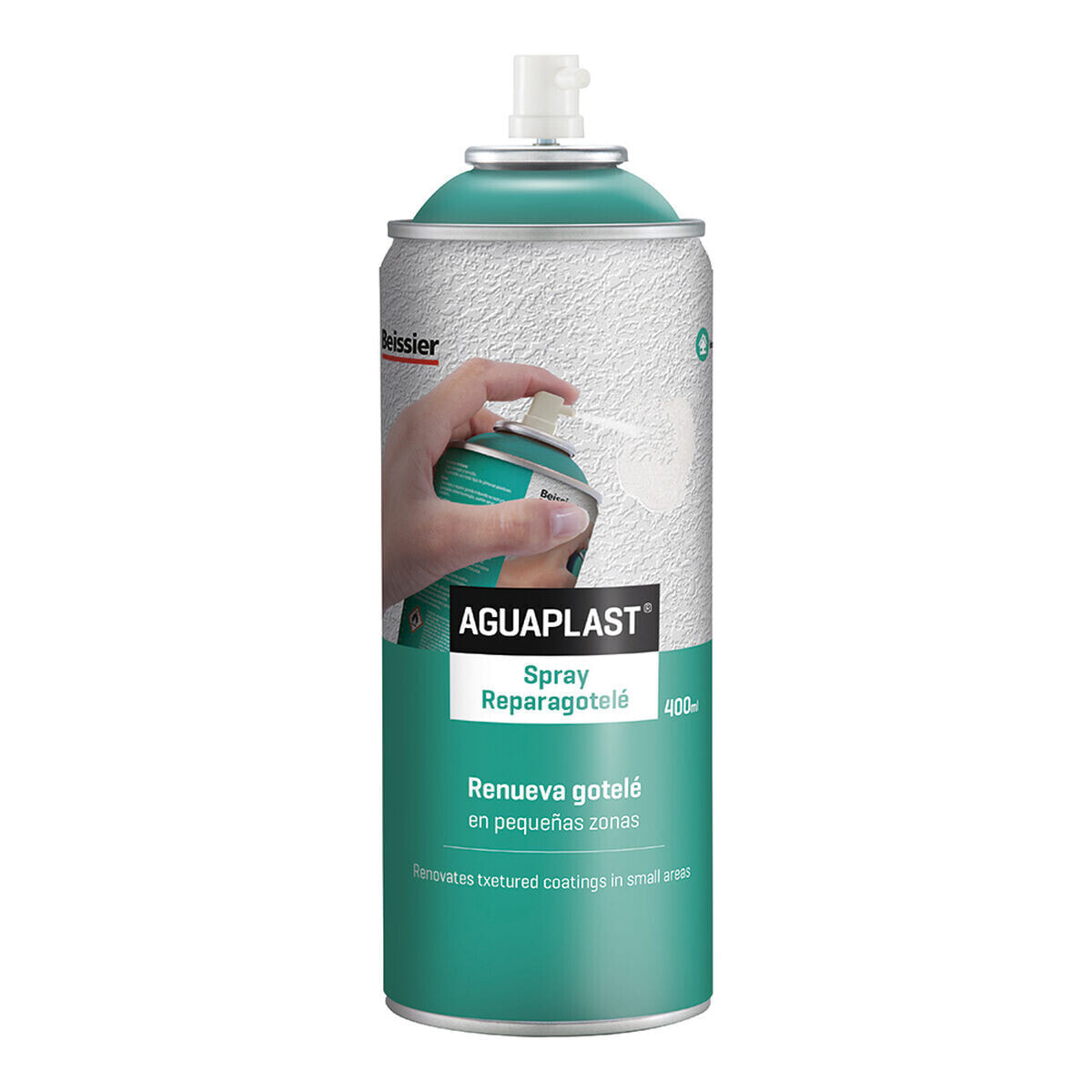 Аэрозольная краска Aguaplast Gotelé 70606-001 Белый 400 ml