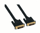 InLine 17775 DVI кабель 5 m DVI-D Черный