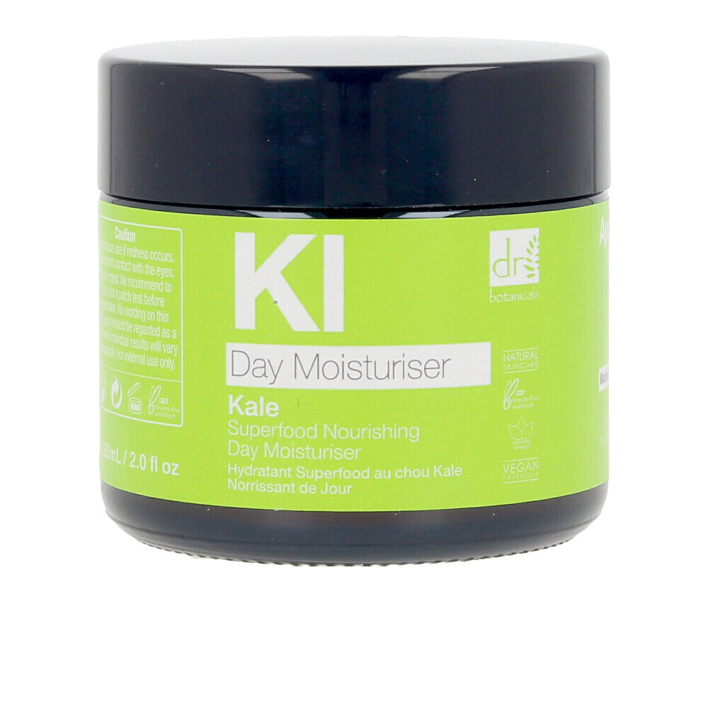 Dr Botanicals Kale Day Moisturiser Натуральный дневной крем с экстрактом кале для увлажнения и питания кожилица 50 мл