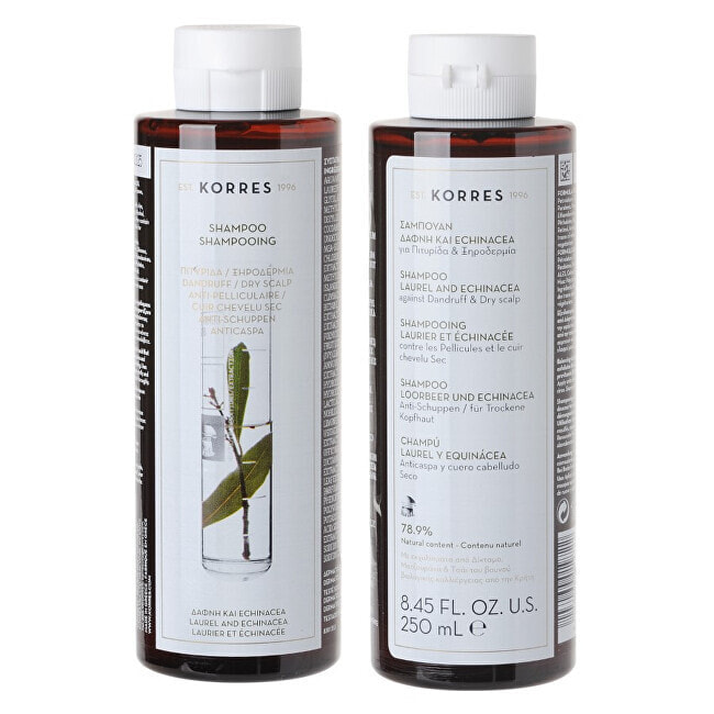 Шампунь от перхоти Korres Laurel & Echinacea Anti-Dandruff (Shampoo) 250 ml