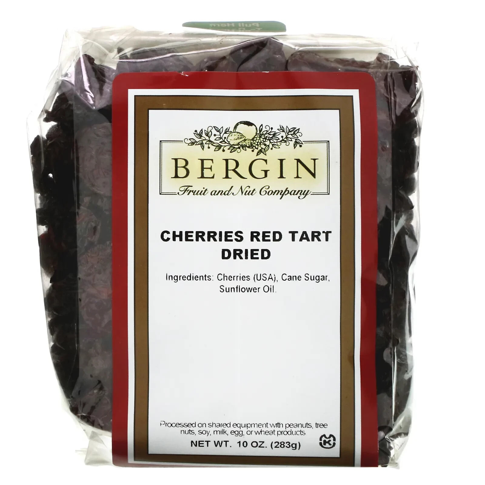 Bergin Fruit and Nut Company, Сушеная вишня, 283 г (10 унций)