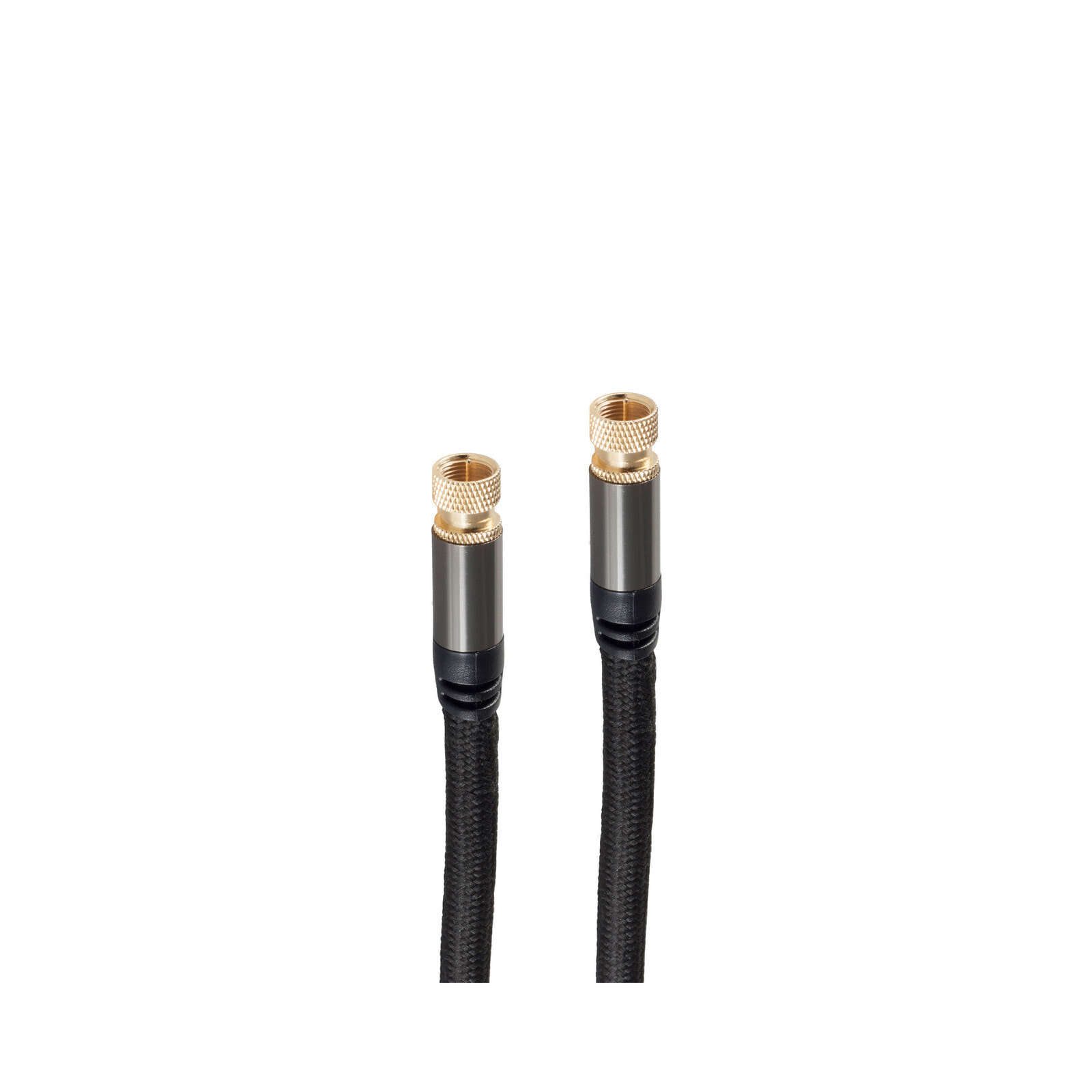 S-Conn BS20-55255 коаксиальный кабель 2,5 m F Черный