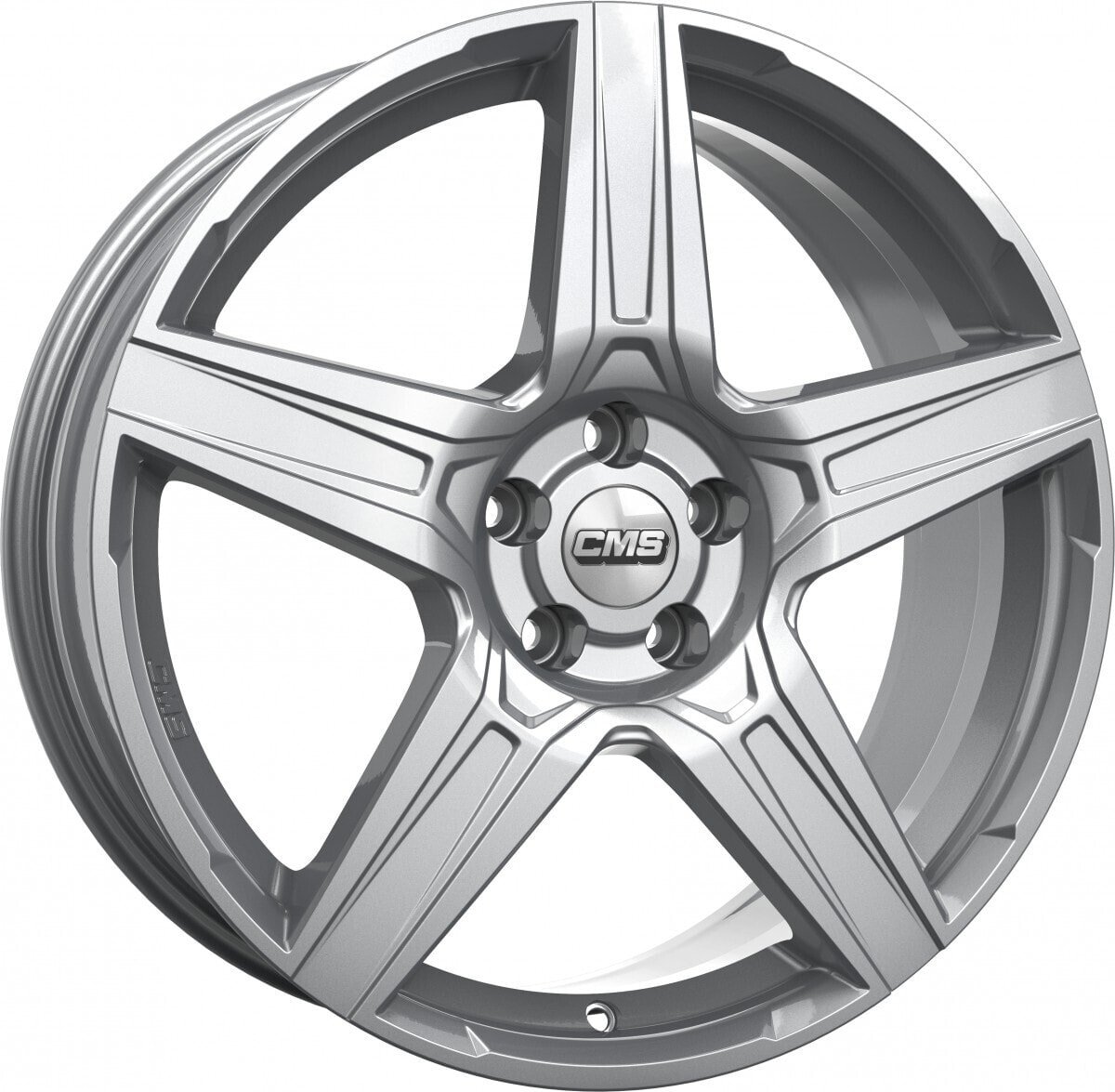 Колесный диск литой CMS C34 racing silver 7.5x18 ET49 - LK5/108 ML65.1