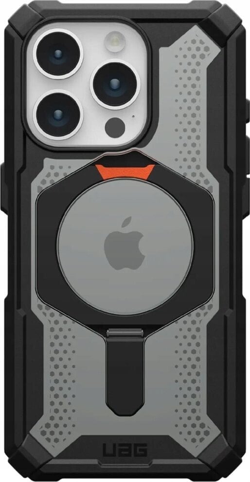 UAG UAG Plasma XTE Kickstand - obudowa ochronna do iPhone 15 Pro kompatybilna z MagSafe (black orange)