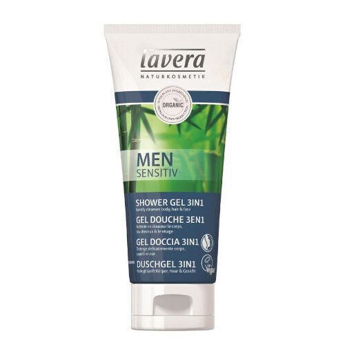 lavera Men Sensitive Shower Gel 3 in 1 Мужской гель для душа 3 в 1 для чувствительной кожи 200 мл
