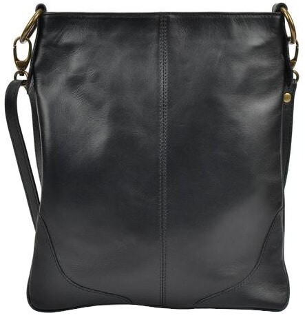 Женская кожаная сумка Mangotti длинная ручка, одно отделение на молнии, внешний карман на молнии.