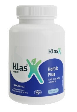 Klas Magnesium Plus Vitamin B6 Комплекс с магнием и витамином В6 100 таблеток