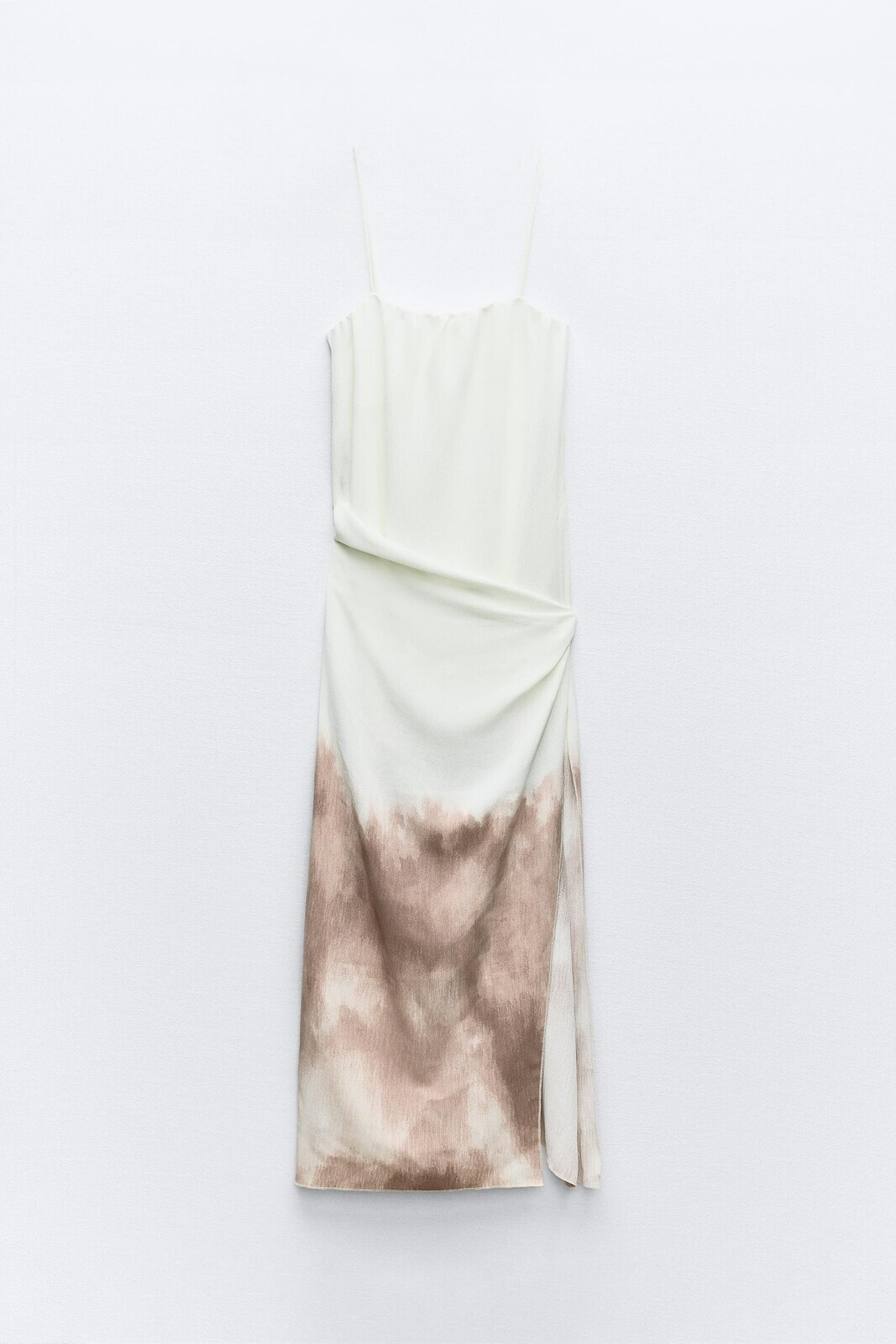 Ombré draped dress