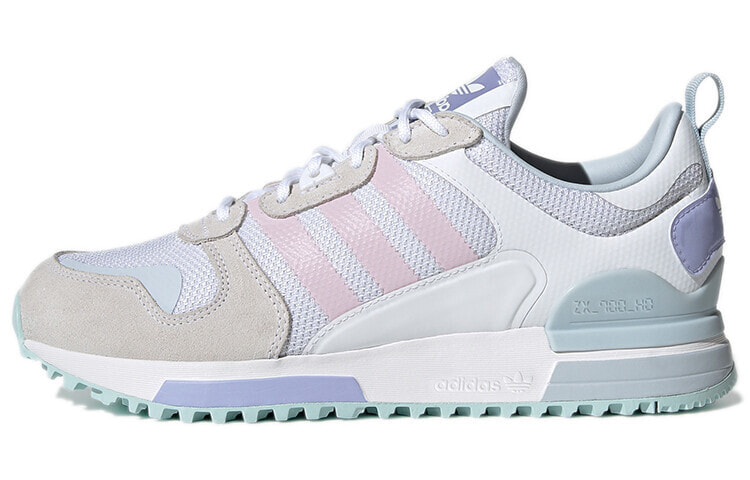 adidas originals ZX 700 HD 耐磨防滑 低帮运动鞋 女款 白灰粉 / Кроссовки Adidas Originals ZX H02765