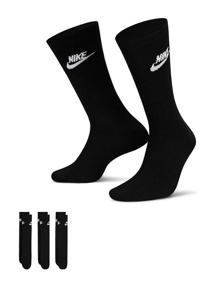 Nike – Everyday Essential – Socken im 3er-Pack in Schwarz