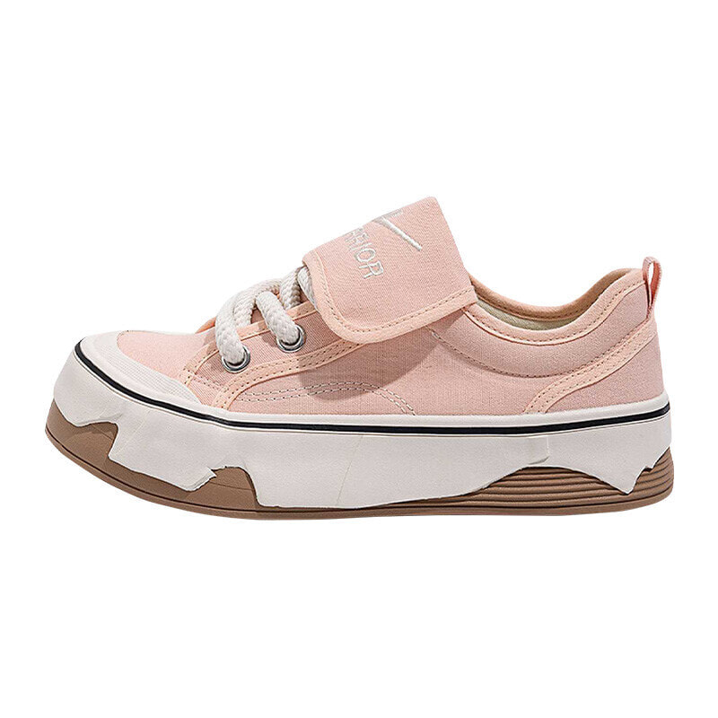 Warrior Anti-Slip Wear-Resistant Low-Top Canvas Shoes Women's Pink