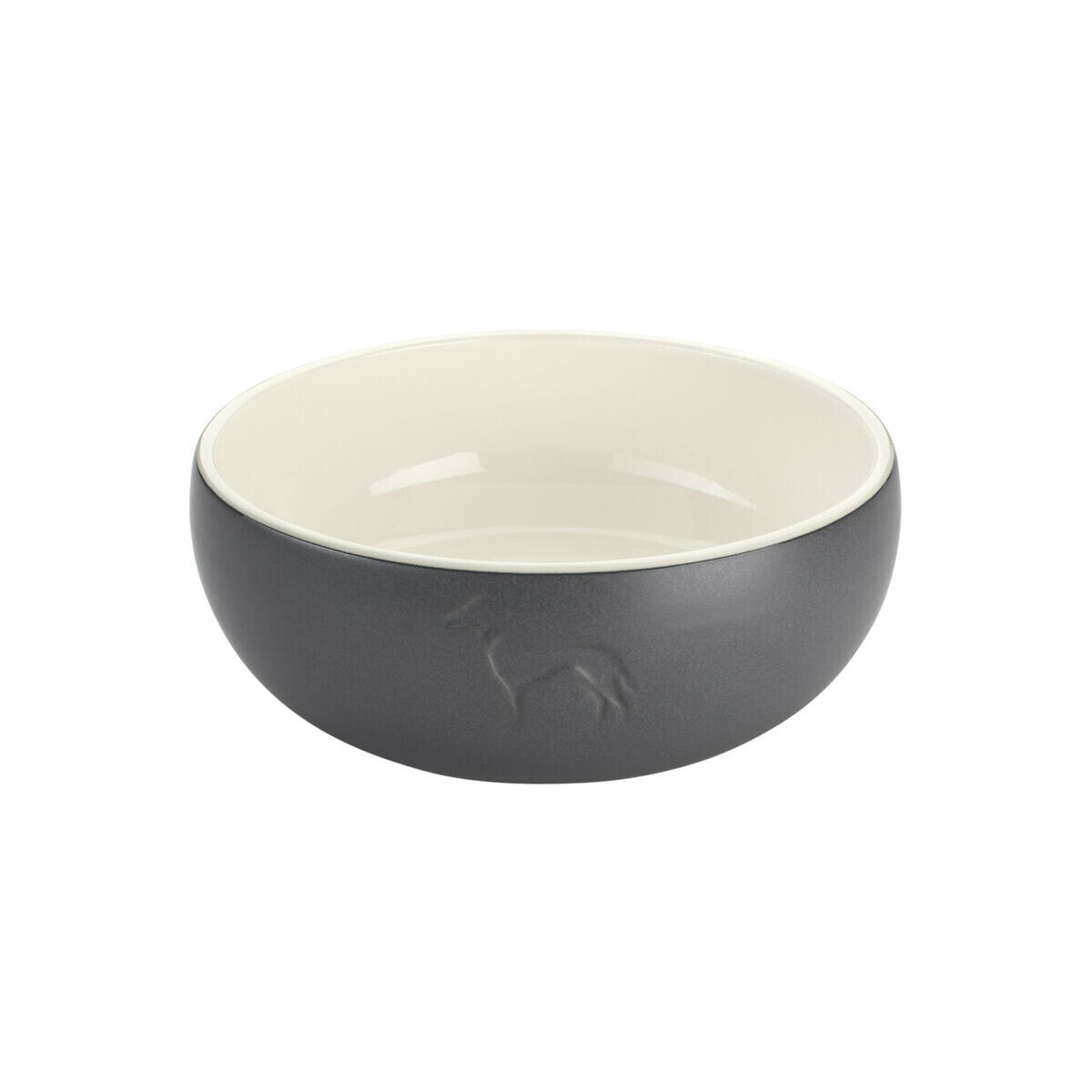 Dog Feeder Hunter Grey Ceramic Silicone 1,5 L