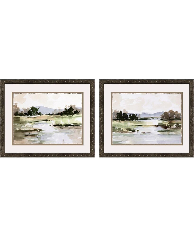 Paragon Picture Gallery autumn Stream Framed Art, Set of 2