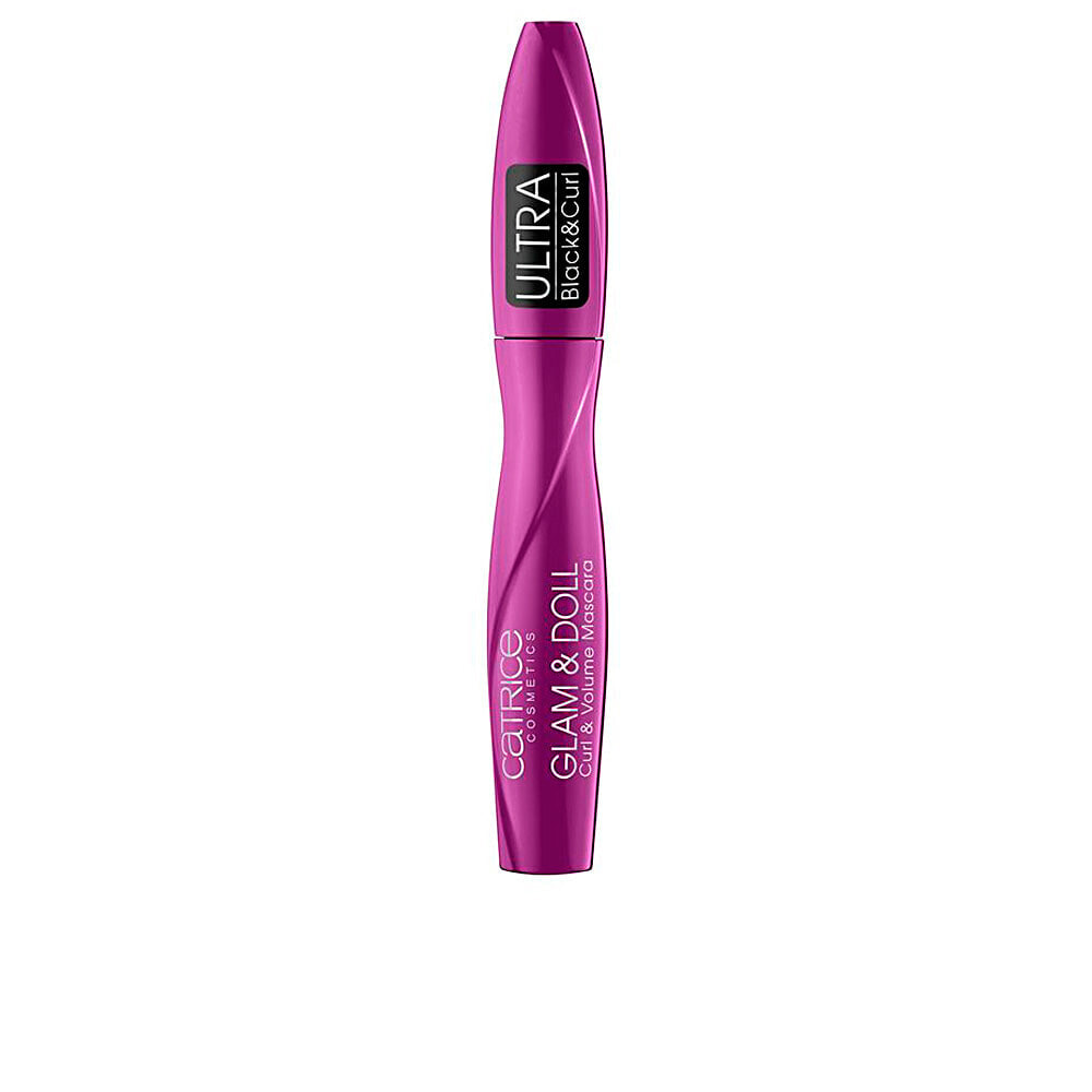 Подкручивающая тушь для ресниц CATRICE GLAM&DOLL curl & volume mascara #010-ultra black 10 ml