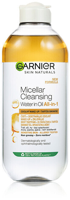 Garnier Skin Naturals Nourishing Micellar Water Питательная мицеллярная вода для очищения кожи и удаления макияжа 400 мл