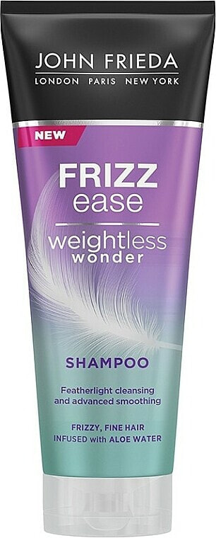 Glättendes Shampoo mit Aloewasser für strapaziertes Haar - John Frieda Frizz Ease Weightless Wonder Shampoo