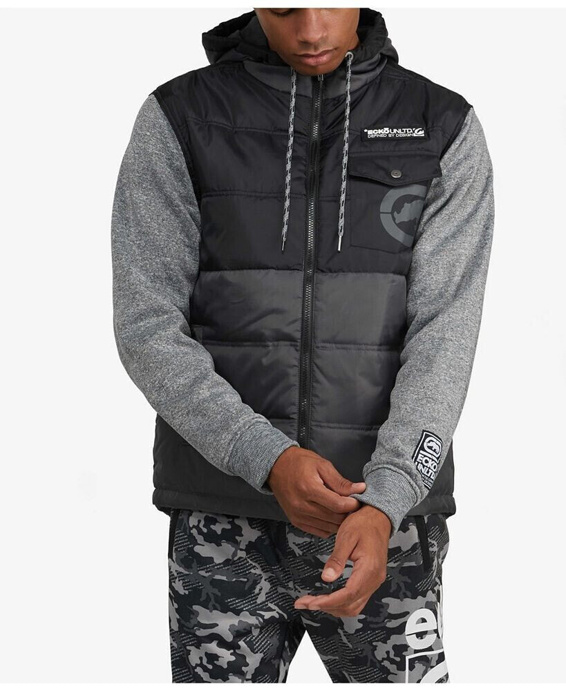 Ecko Unltd men's Top Heavy Hybrid Jacket