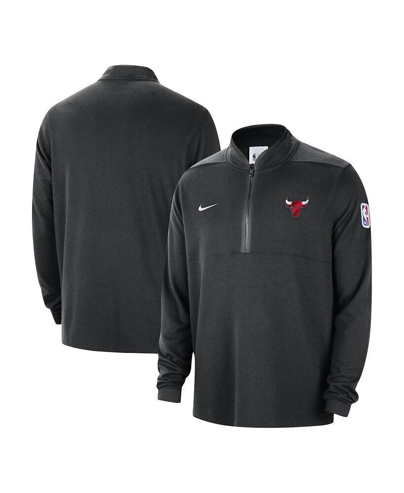 Nike men's Black Chicago Bulls 2023/24 Authentic Performance Half-Zip Jacket