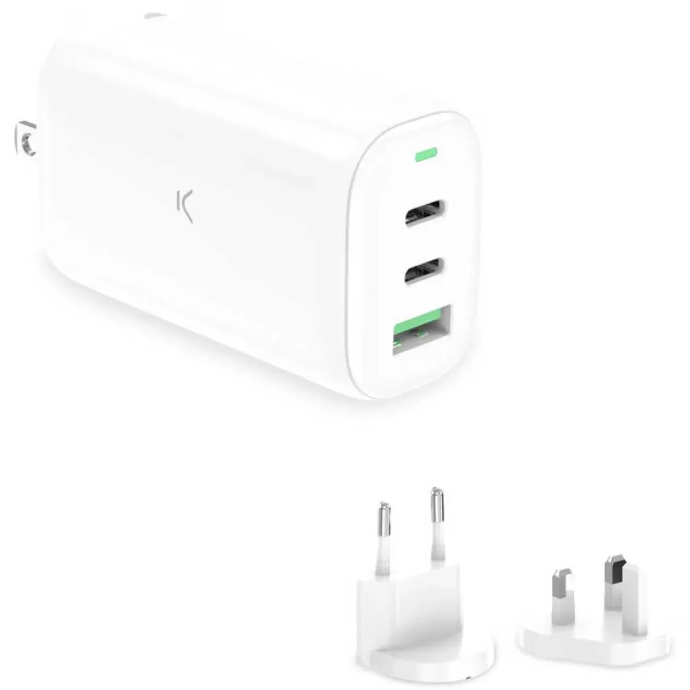 KSIX Travel 60W USB-A and USB-C wall charger