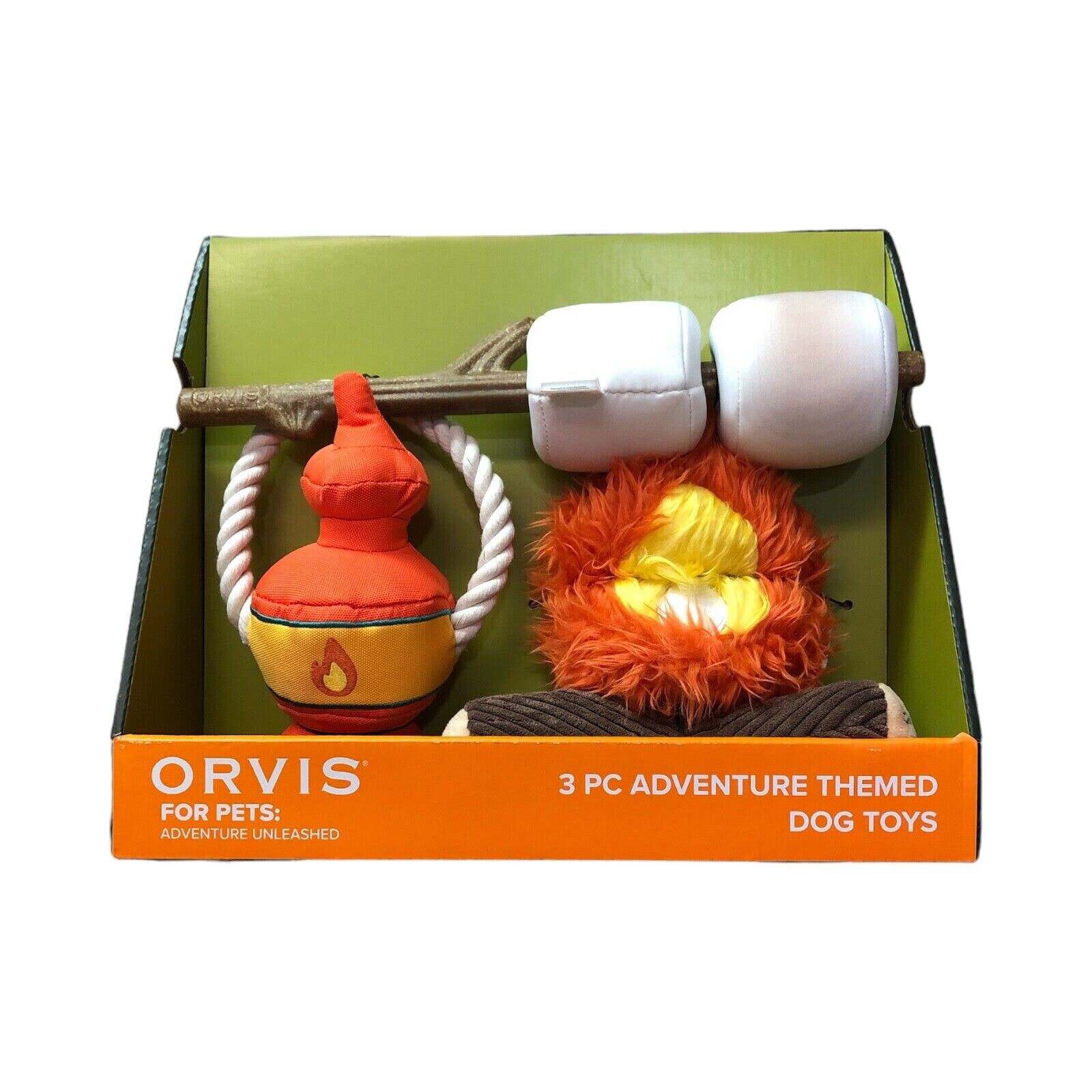 Orvis for Pets: Adventure Unleashed 3 PC Adventure Themed Dog Toy Set