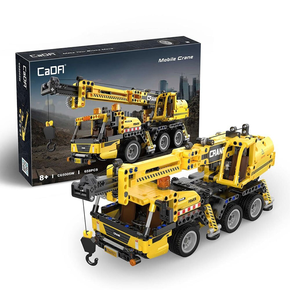 CADA Crane Truck 658 Pieces Construction Game