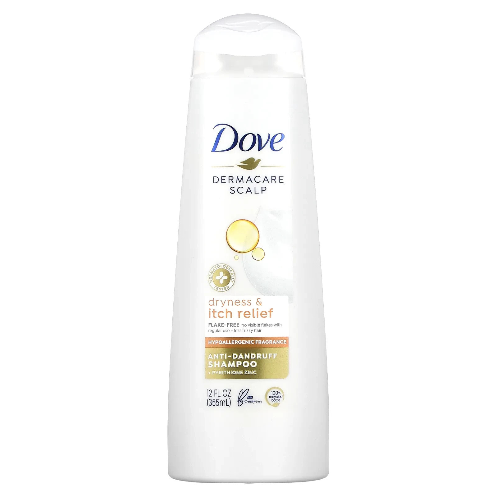 Dove Dermacare Scalp Anti-Dandruff Shampoo Шампунь против перхоти для сухой зудящей кожи головы 355 мл