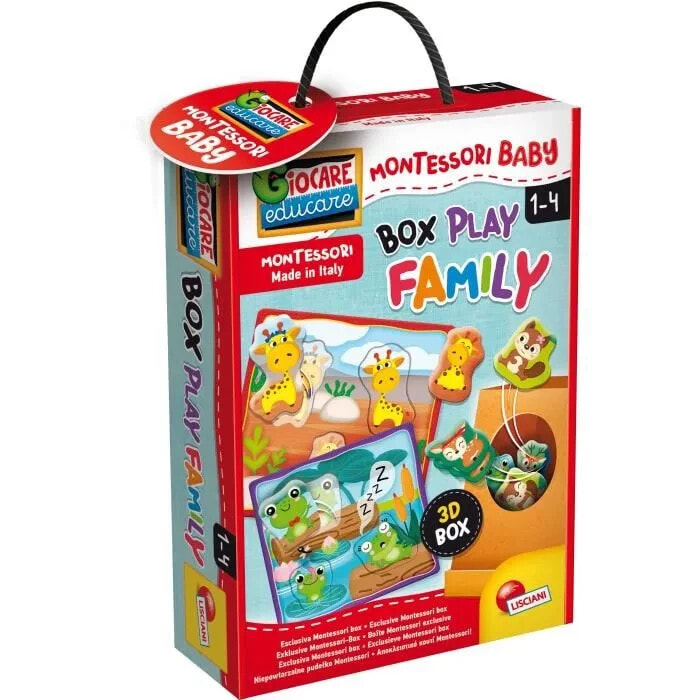 Box-Play-Familie Lernspiele basierend auf der Montessori-Methode LISCIANI