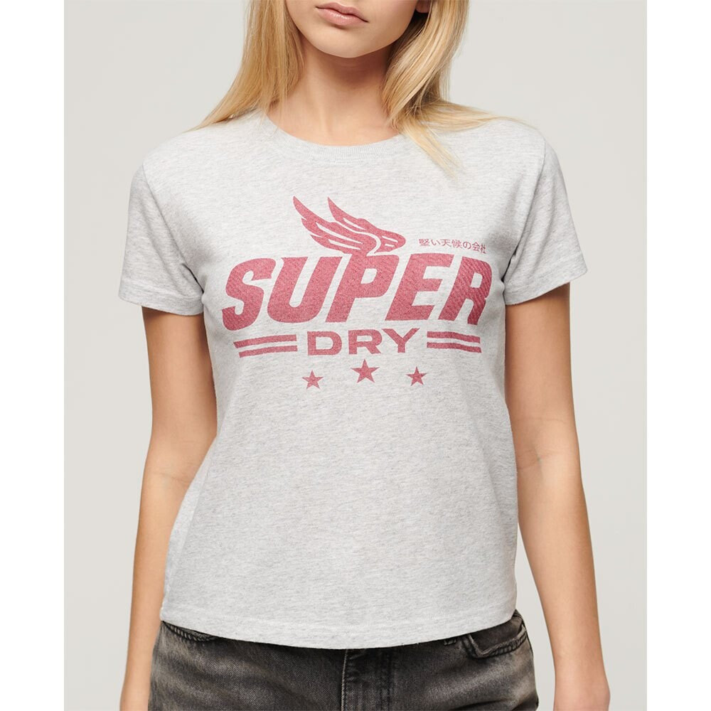 SUPERDRY Archive Kiss Print Fit Short Sleeve T-Shirt