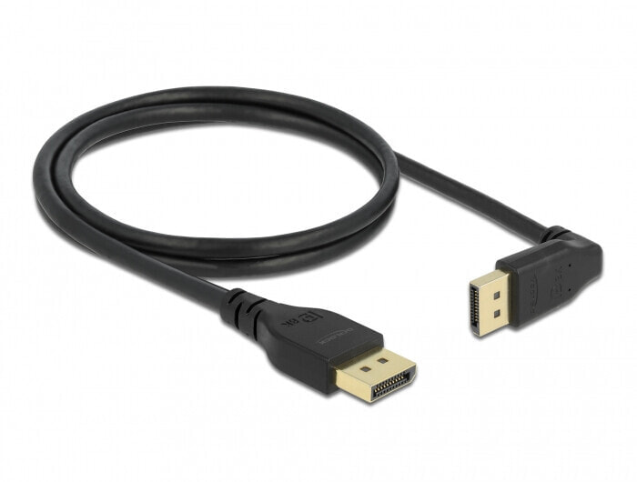 Delock DisplayPort cable - 1 m - DisplayPort - DisplayPort - Male - Male - 7680 x 4320 pixels